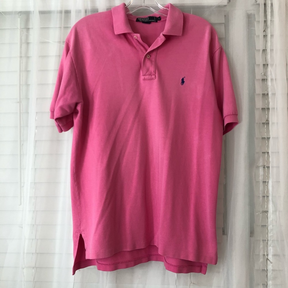 Classic pink polo